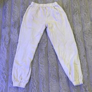 Women’s  White Jogger Pants
